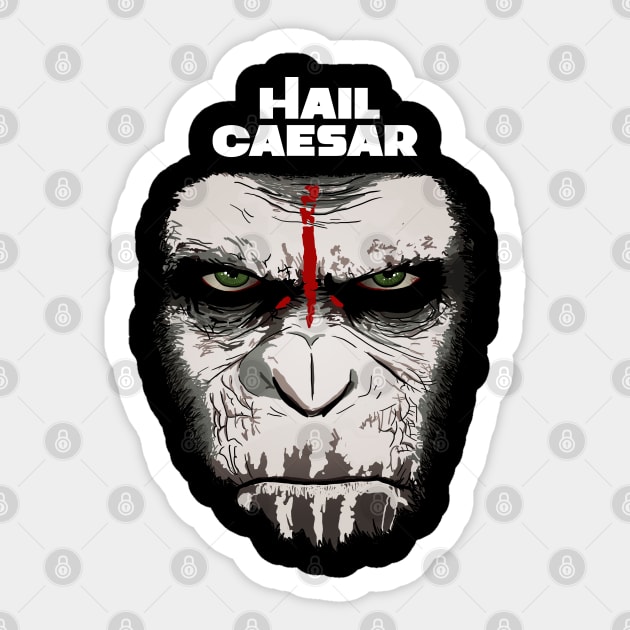 Hail Caesar Sticker by binarygod